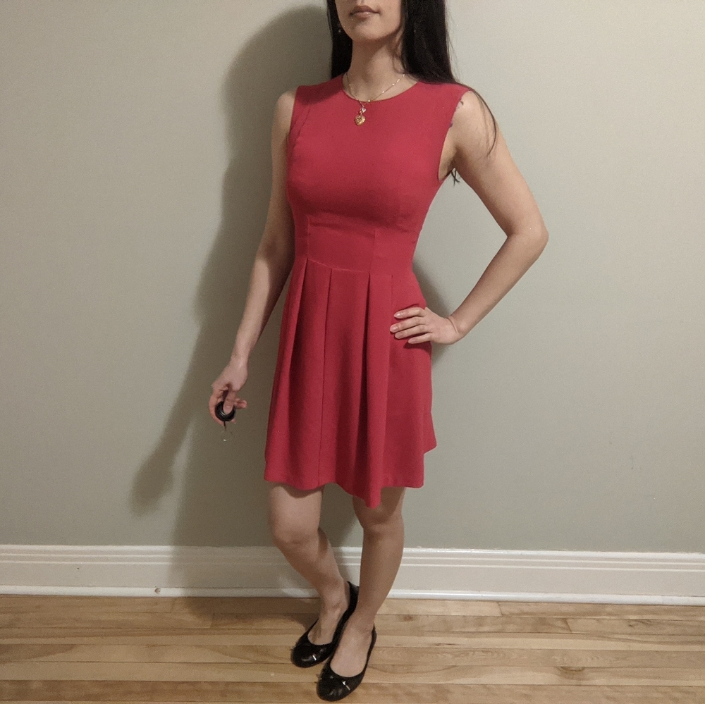 Dynamite fit and flare dress